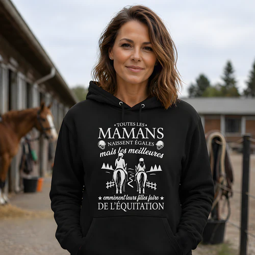 Les meilleures mamans emmènent leurs filles faire de l'équitation