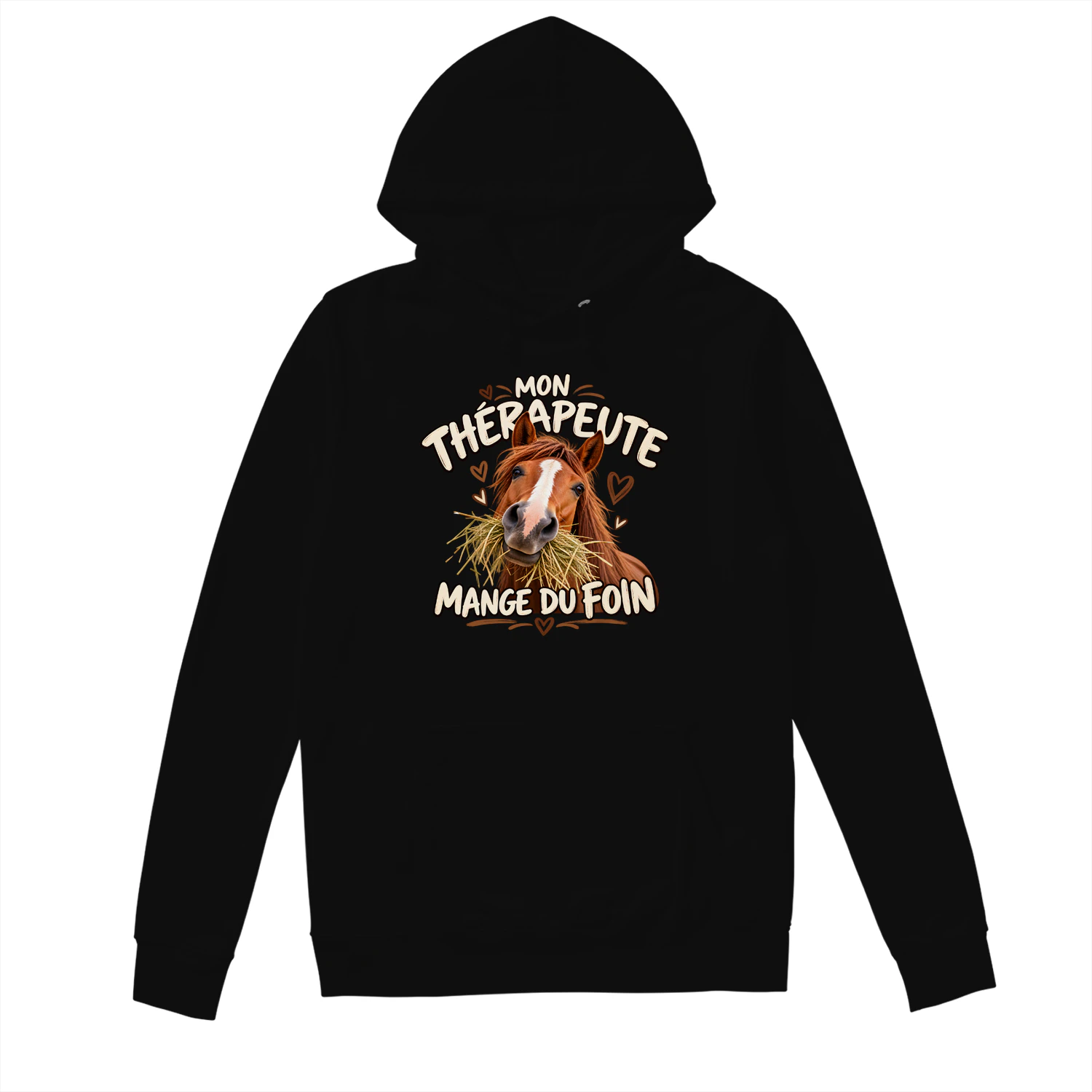 Mon thérapeute mange du foin – T-shirt & Sweat Cheval