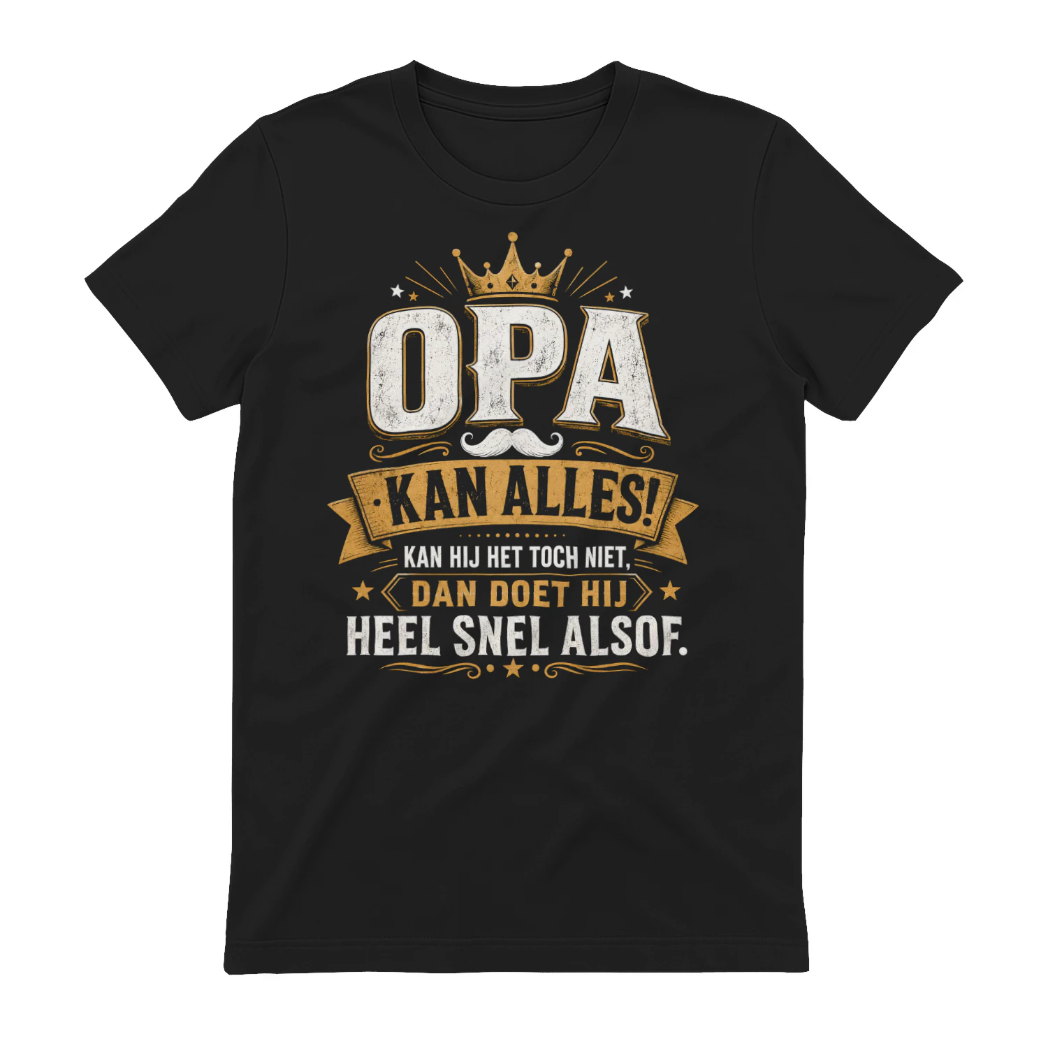 Grappig Opa T-Shirt – Opa Kan Alles! | Humor Cadeau voor Opa, Vader of Opa Verjaardag