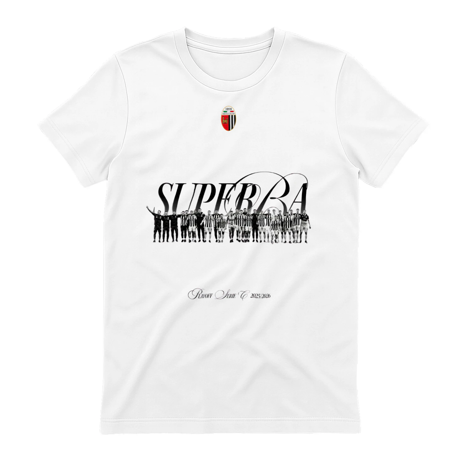 Ascoli Calcio 1898 Superba T-Shirt – Serie C 2025/2026 Supporters Edition