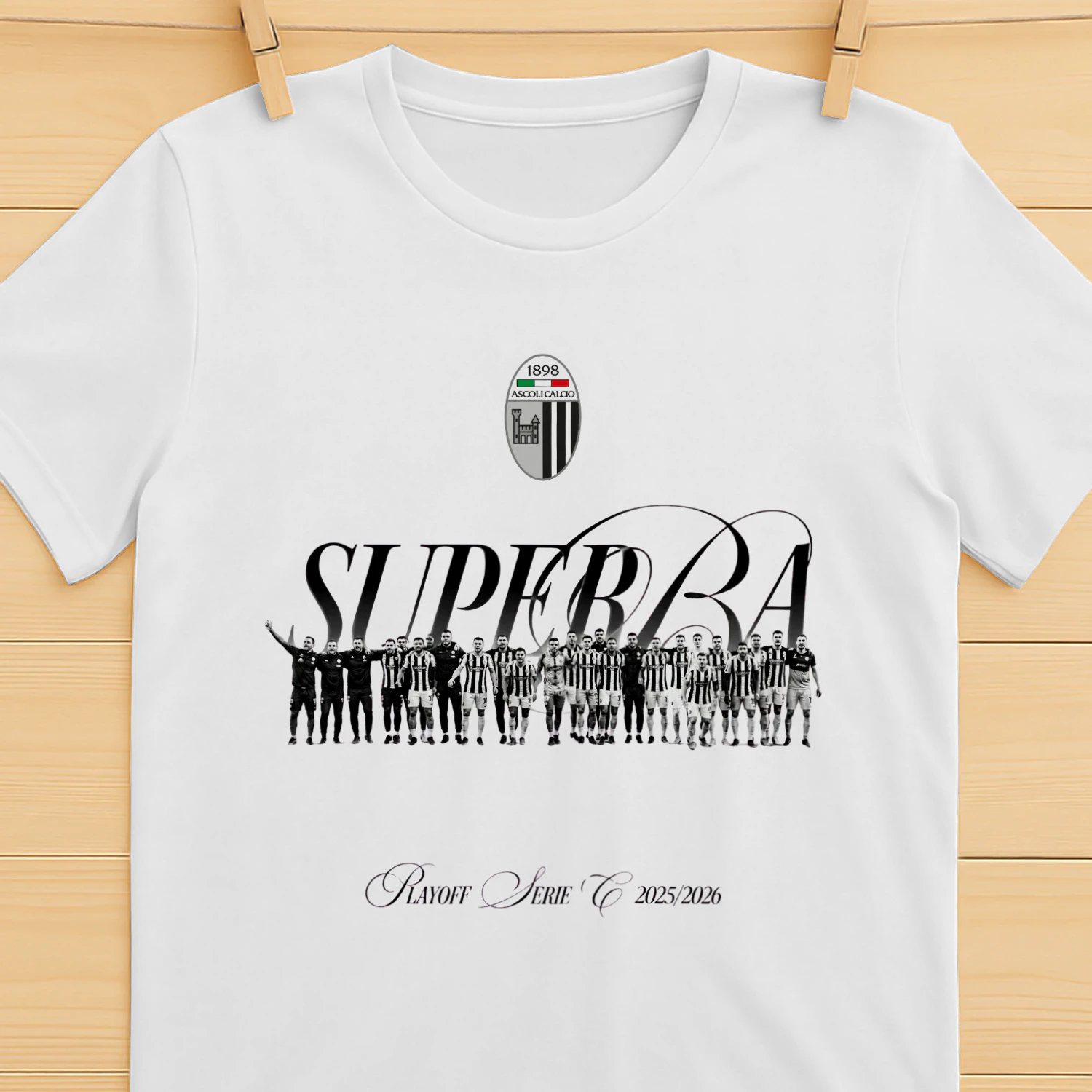 Ascoli Calcio 1898 Superba T-Shirt – Serie 2025/2026 Supporters Edition