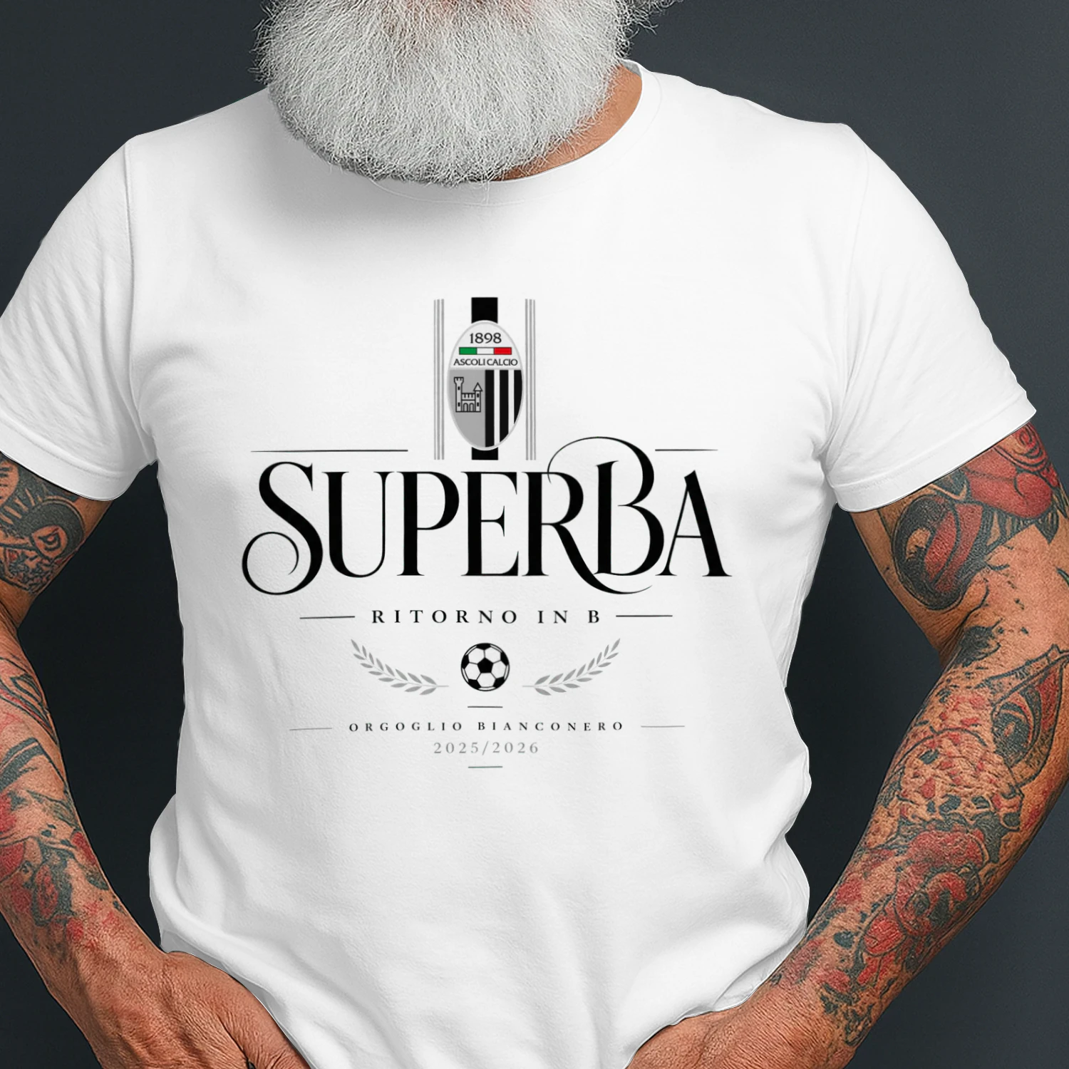Ascoli Calcio 1898 Superba T-Shirt – Serie 2025/2026 Supporters Edition