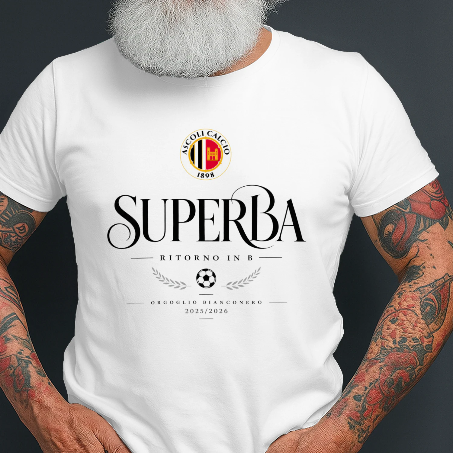 Ascoli Calcio 1898 Superba T-Shirt – Serie 2025/2026 Supporters Edition