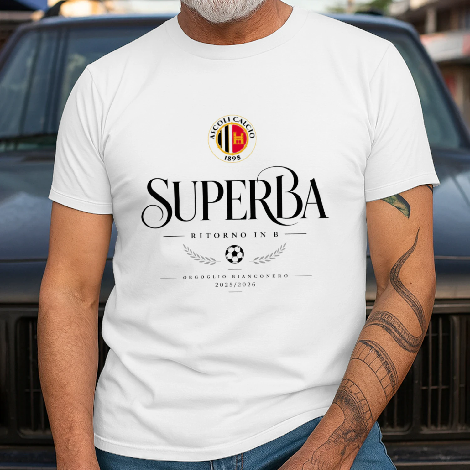 Ascoli Calcio 1898 Superba T-Shirt – Serie 2025/2026 Supporters Edition