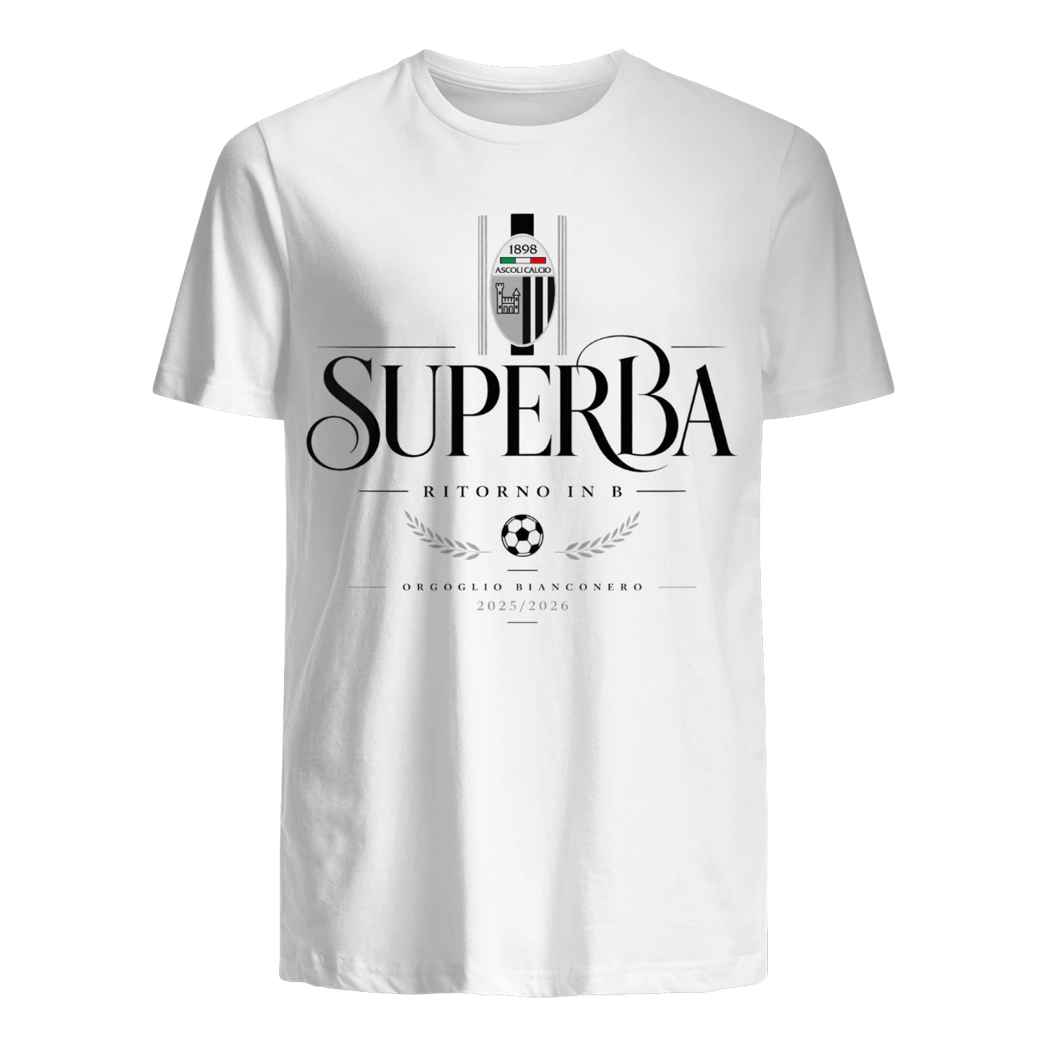 Ascoli Calcio 1898 Superba T-Shirt – Serie 2025/2026 Supporters Edition
