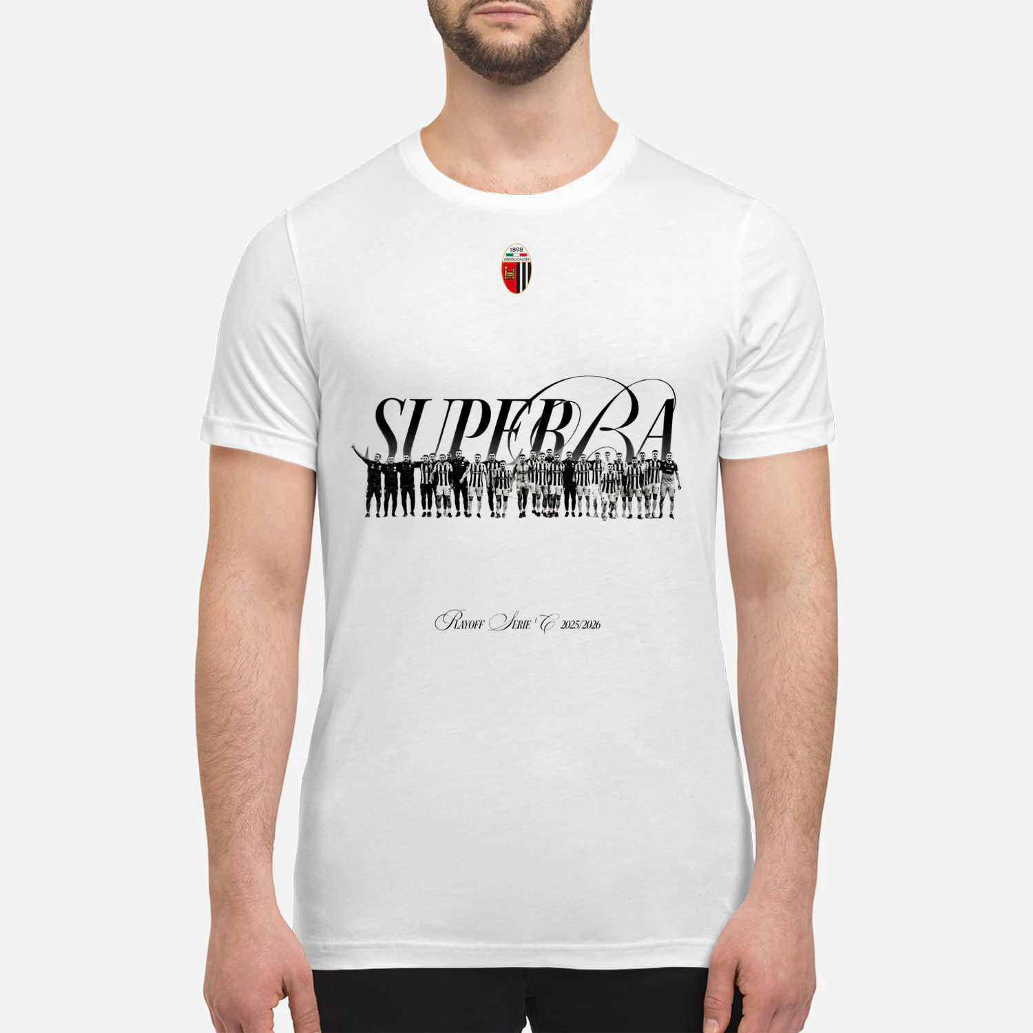 Ascoli Calcio 1898 Superba T-Shirt – Serie C 2025/2026 Supporters Edition