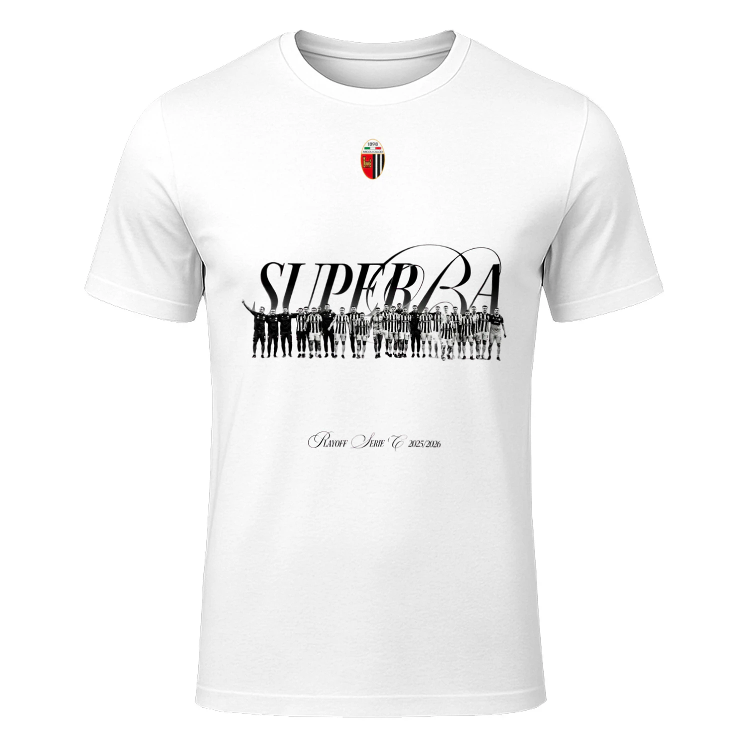 Ascoli Calcio 1898 Superba T-Shirt – Serie C 2025/2026 Supporters Edition