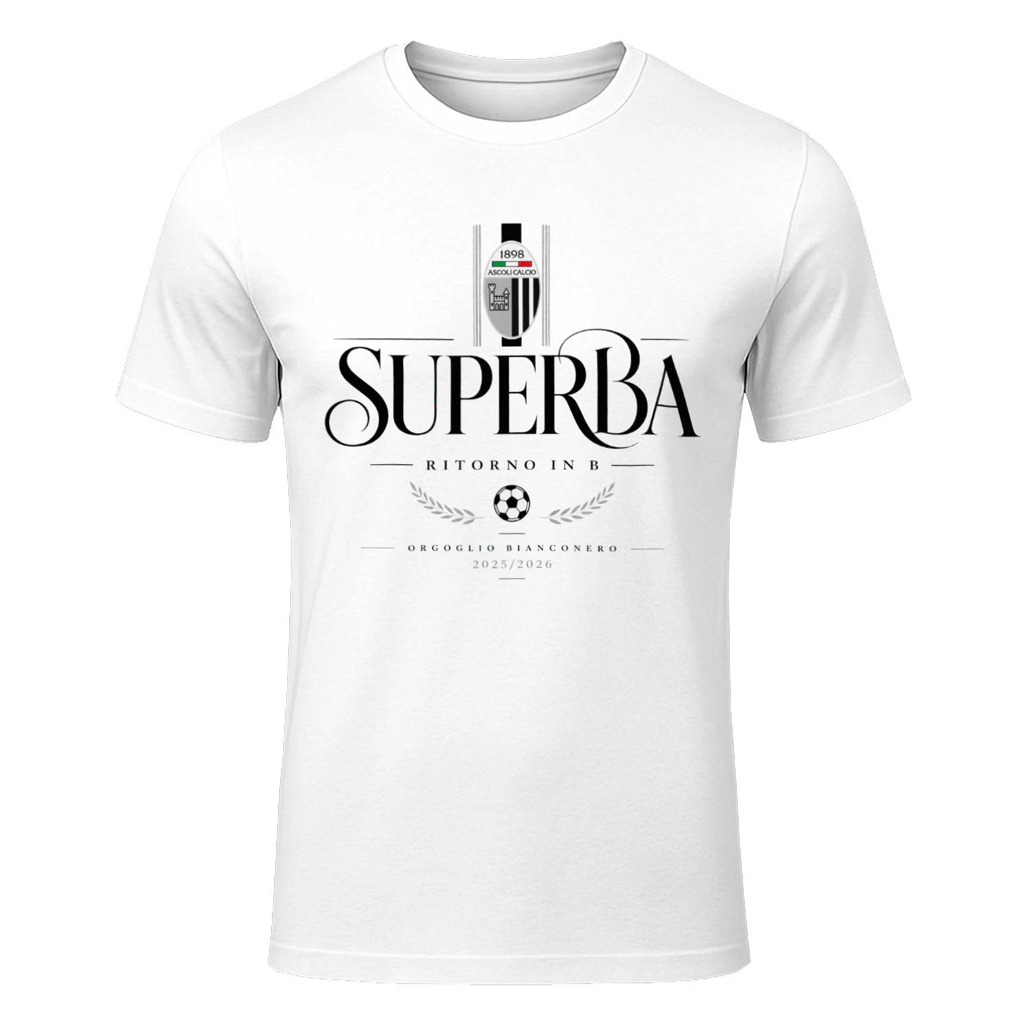 Ascoli Calcio 1898 Superba T-Shirt – Serie 2025/2026 Supporters Edition