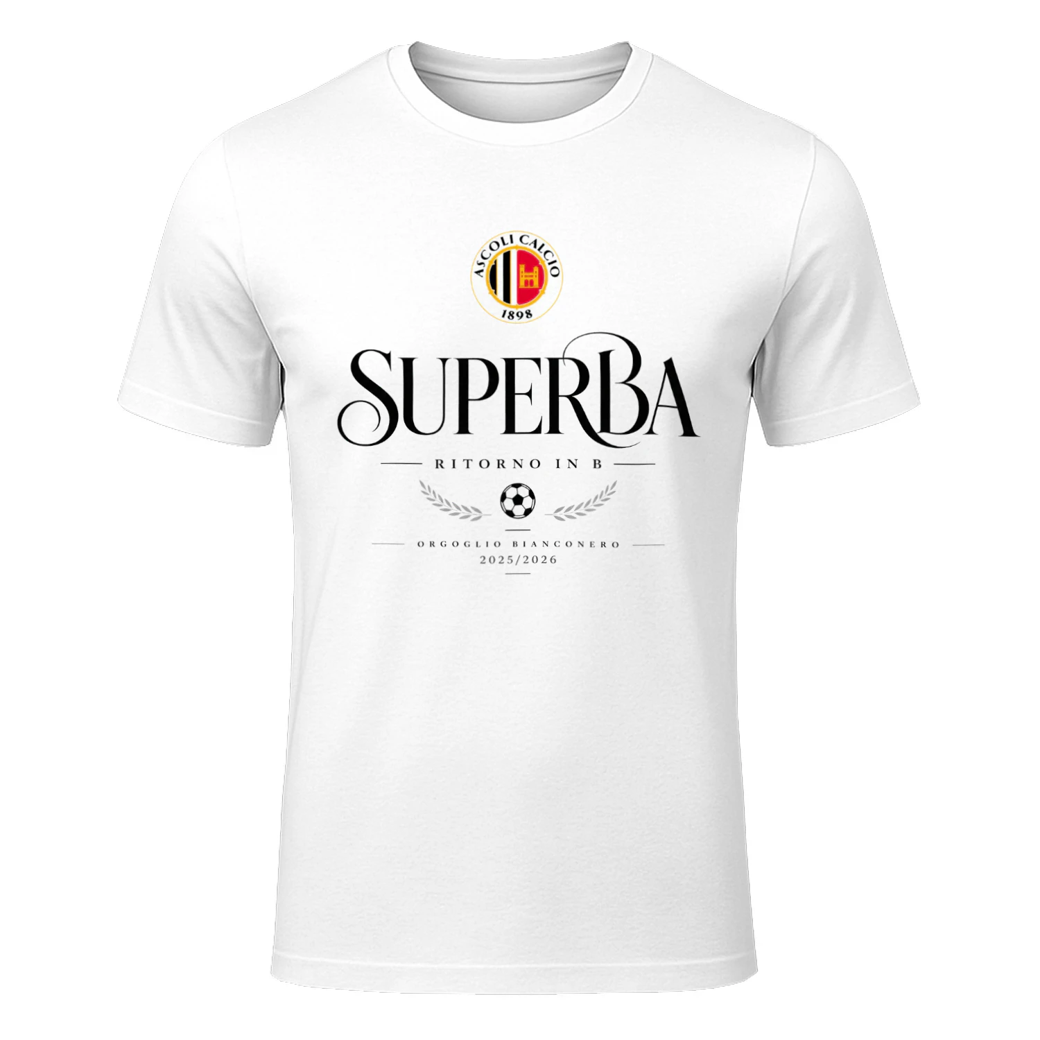 Ascoli Calcio 1898 Superba T-Shirt – Serie 2025/2026 Supporters Edition