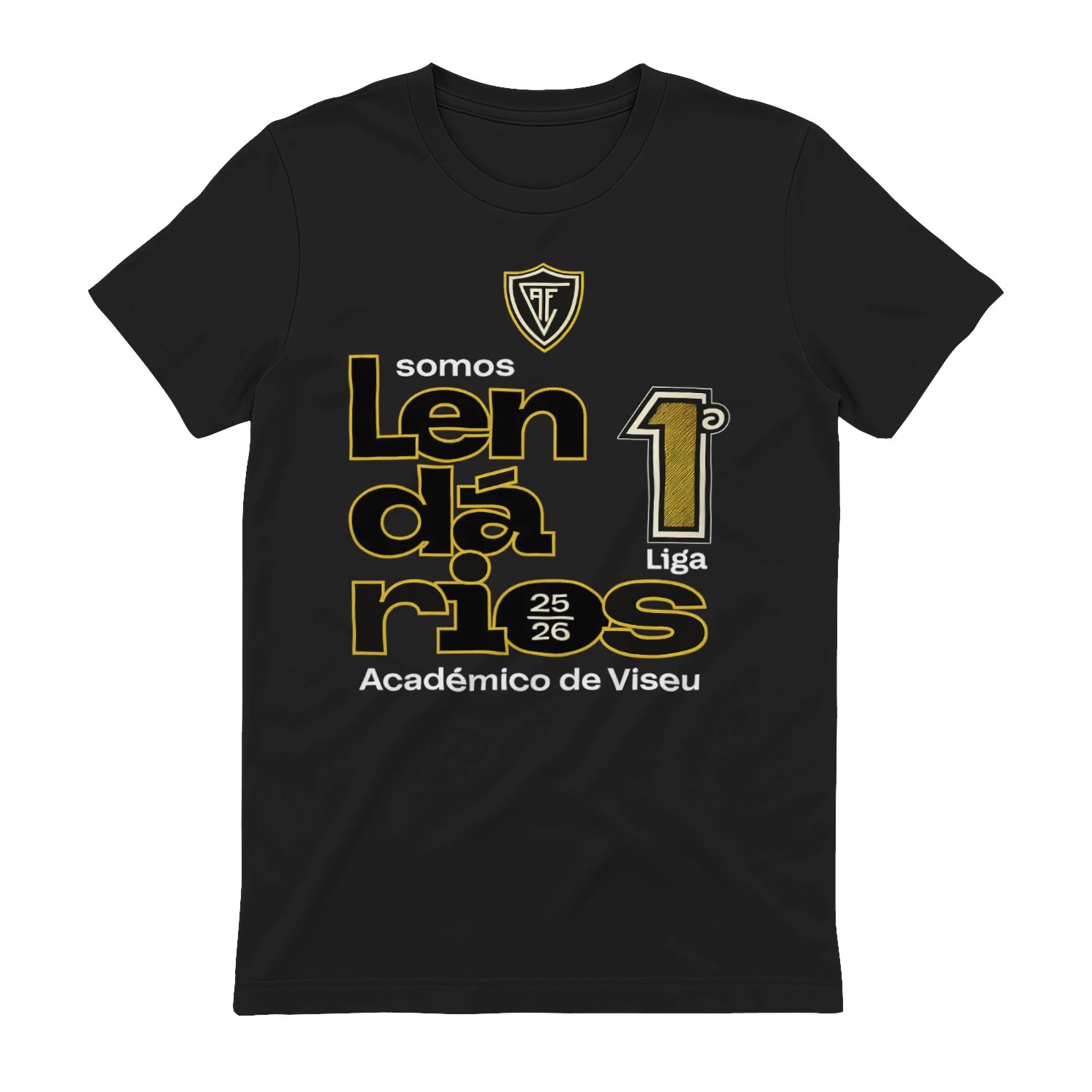 Académico de Viseu Campeões Liga Portugal 2 2025/2026 T-Shirt – Somos Lendários Supporters Edition
