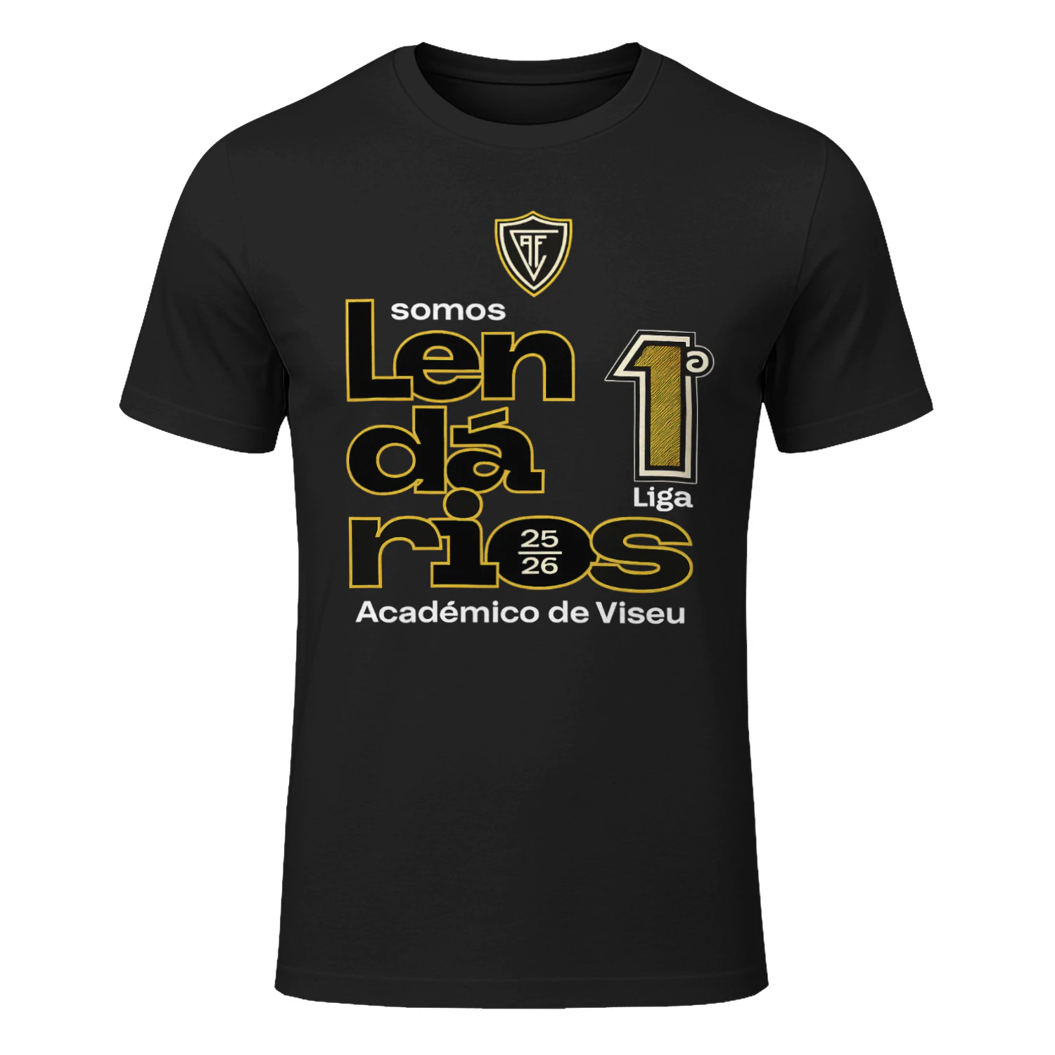 Académico de Viseu Campeões Liga Portugal 2 2025/2026 T-Shirt – Somos Lendários Supporters Edition
