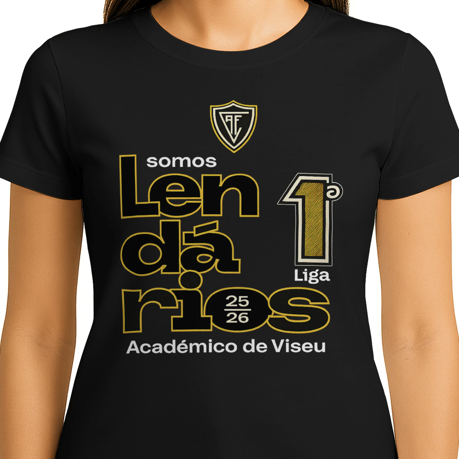 Académico de Viseu Campeões Liga Portugal 2 2025/2026 T-Shirt – Somos Lendários Supporters Edition