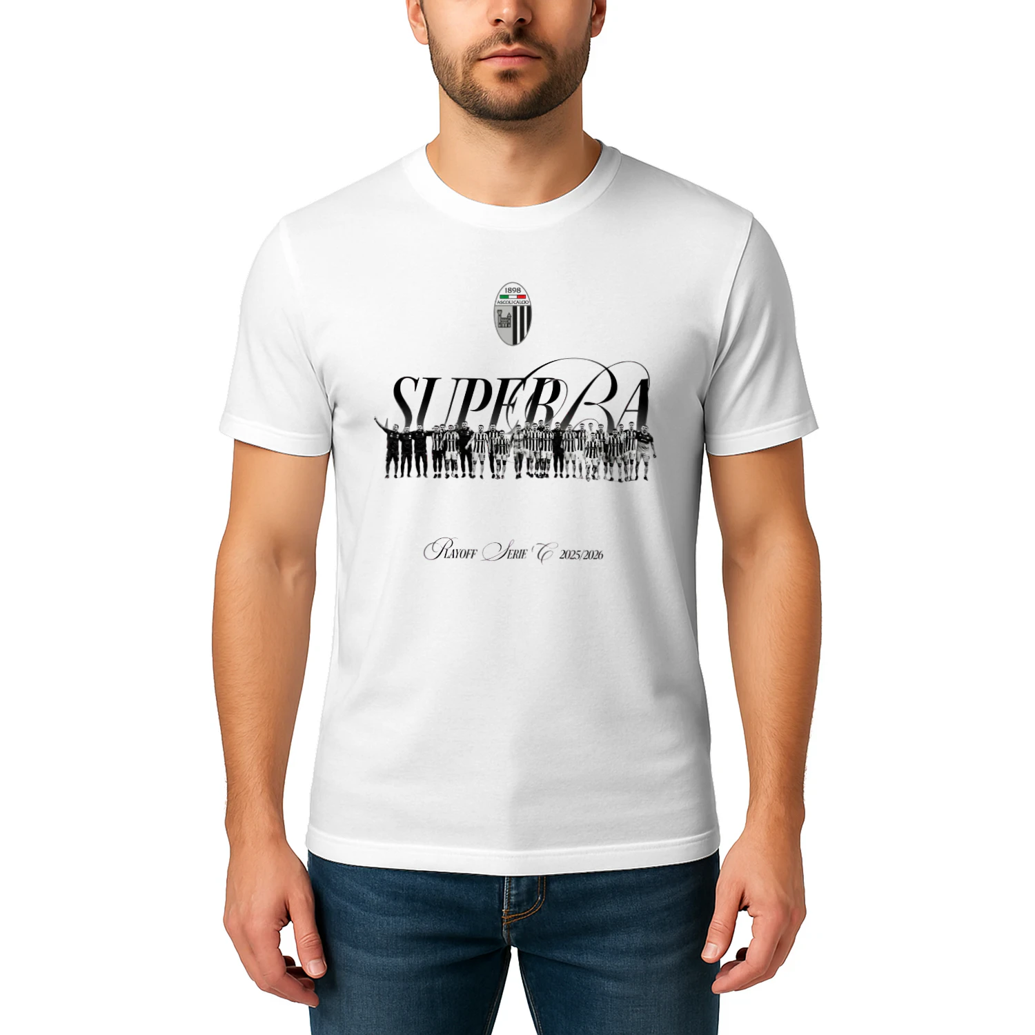 Ascoli Calcio 1898 Superba T-Shirt – Serie 2025/2026 Supporters Edition