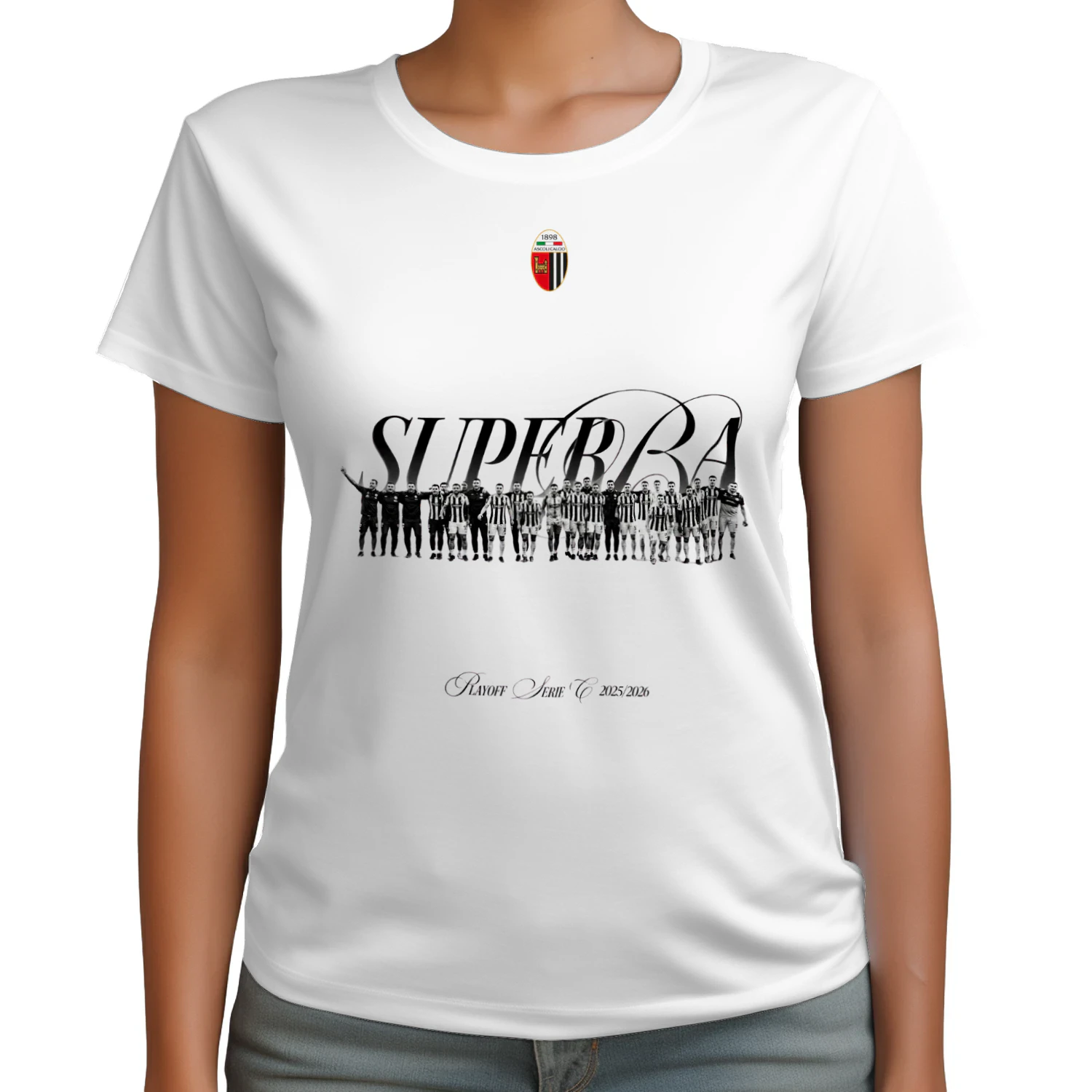 Ascoli Calcio 1898 Superba T-Shirt – Serie C 2025/2026 Supporters Edition