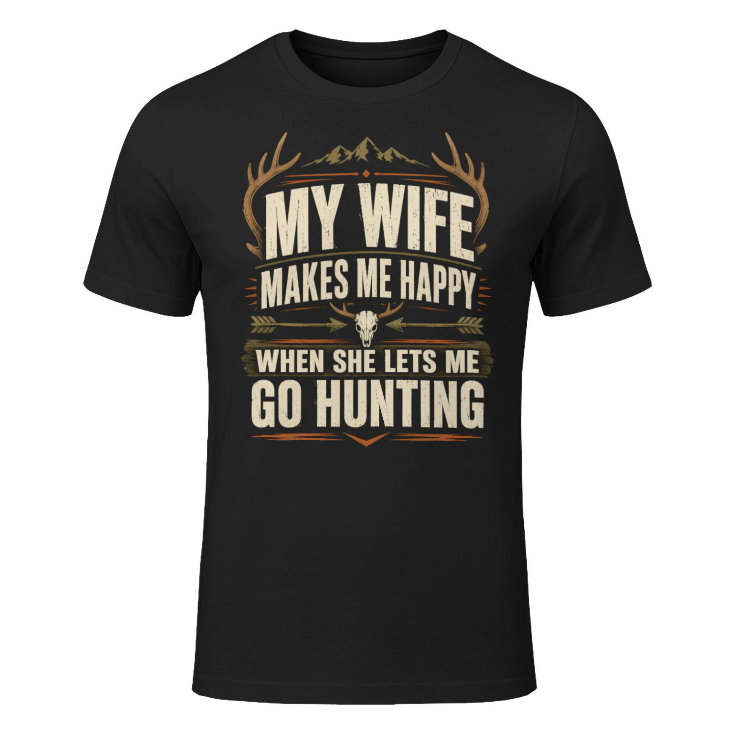 Might Look Listening But Im Hunting Funny Hunter Men Women Hunting T Shirt