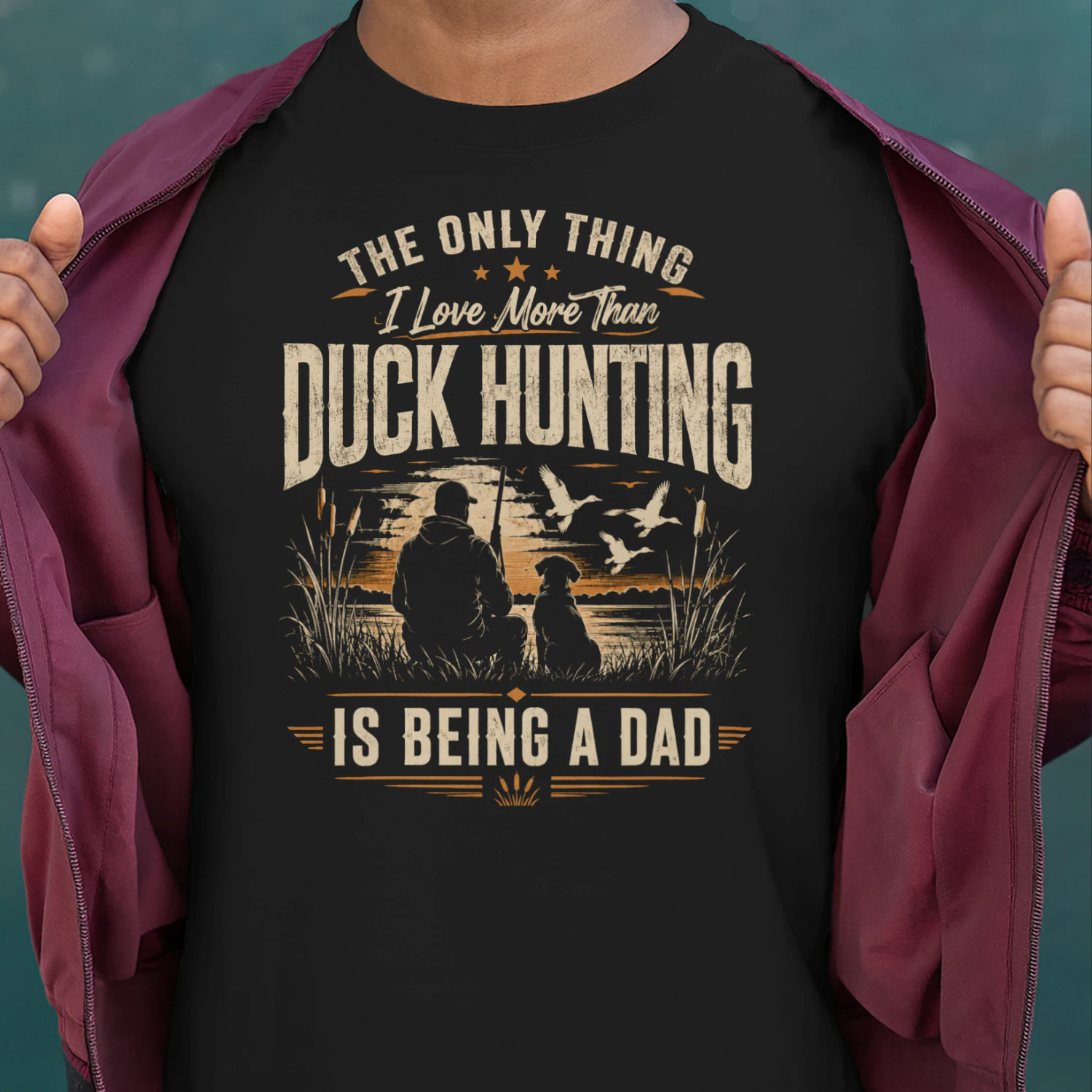 Might Look Listening But Im Hunting Funny Hunter Men Women Hunting T Shirt