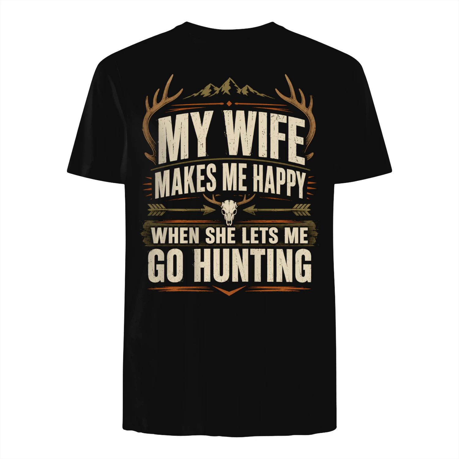 Might Look Listening But Im Hunting Funny Hunter Men Women Hunting T Shirt