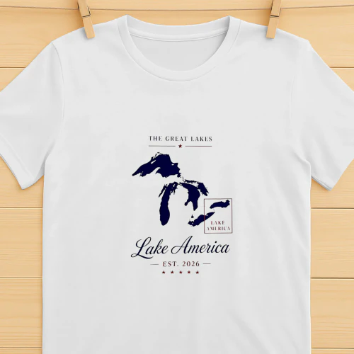 Lake America Great Lakes USA Shirt