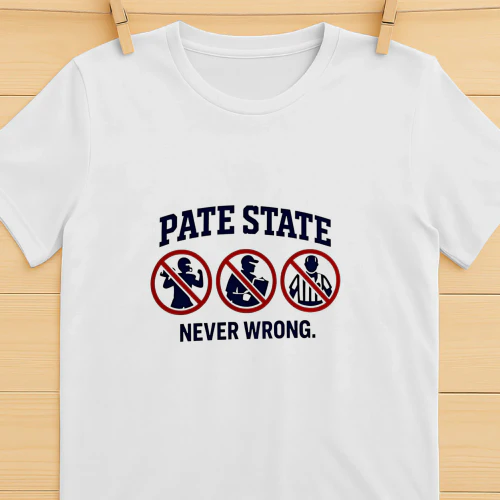 Pate State Never Wrong shirt