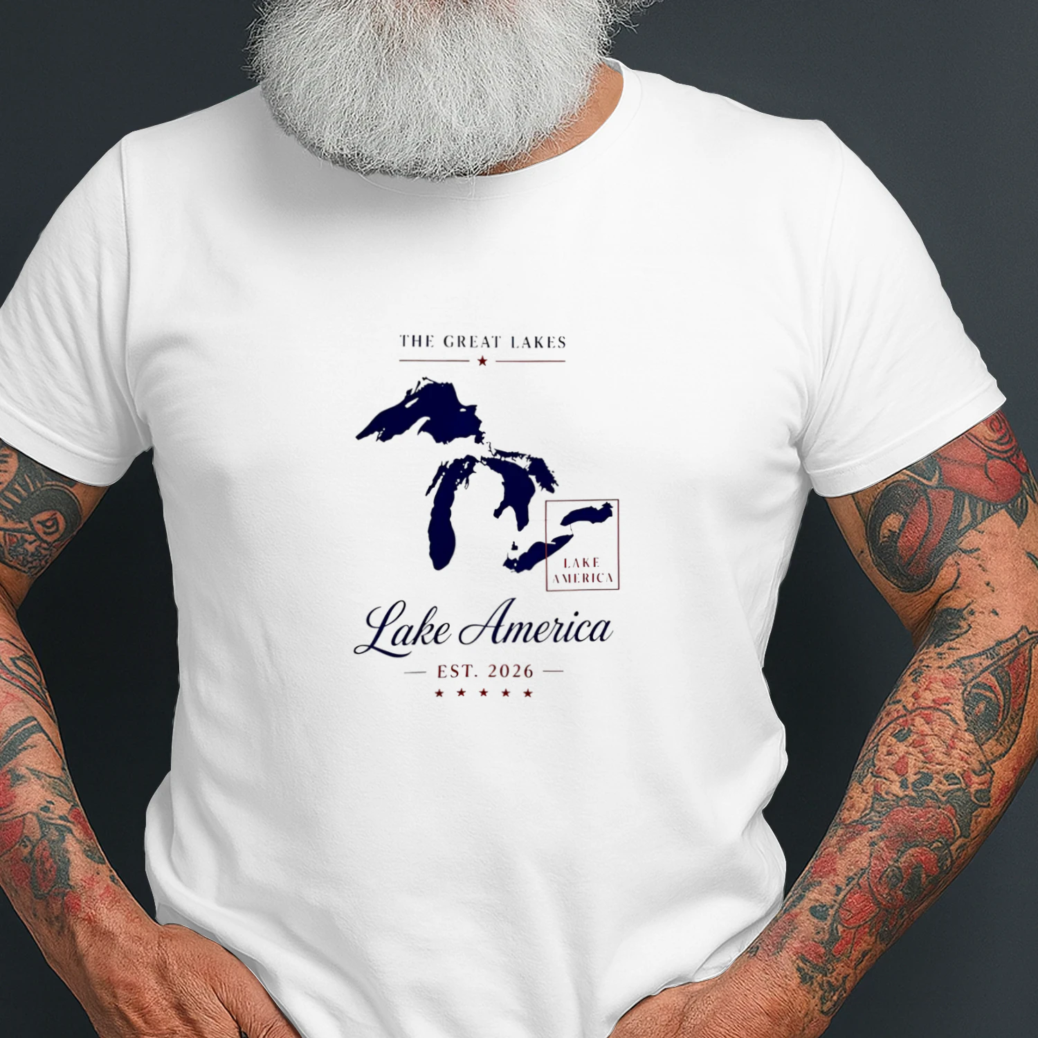 Lake America Great Lakes USA Shirt