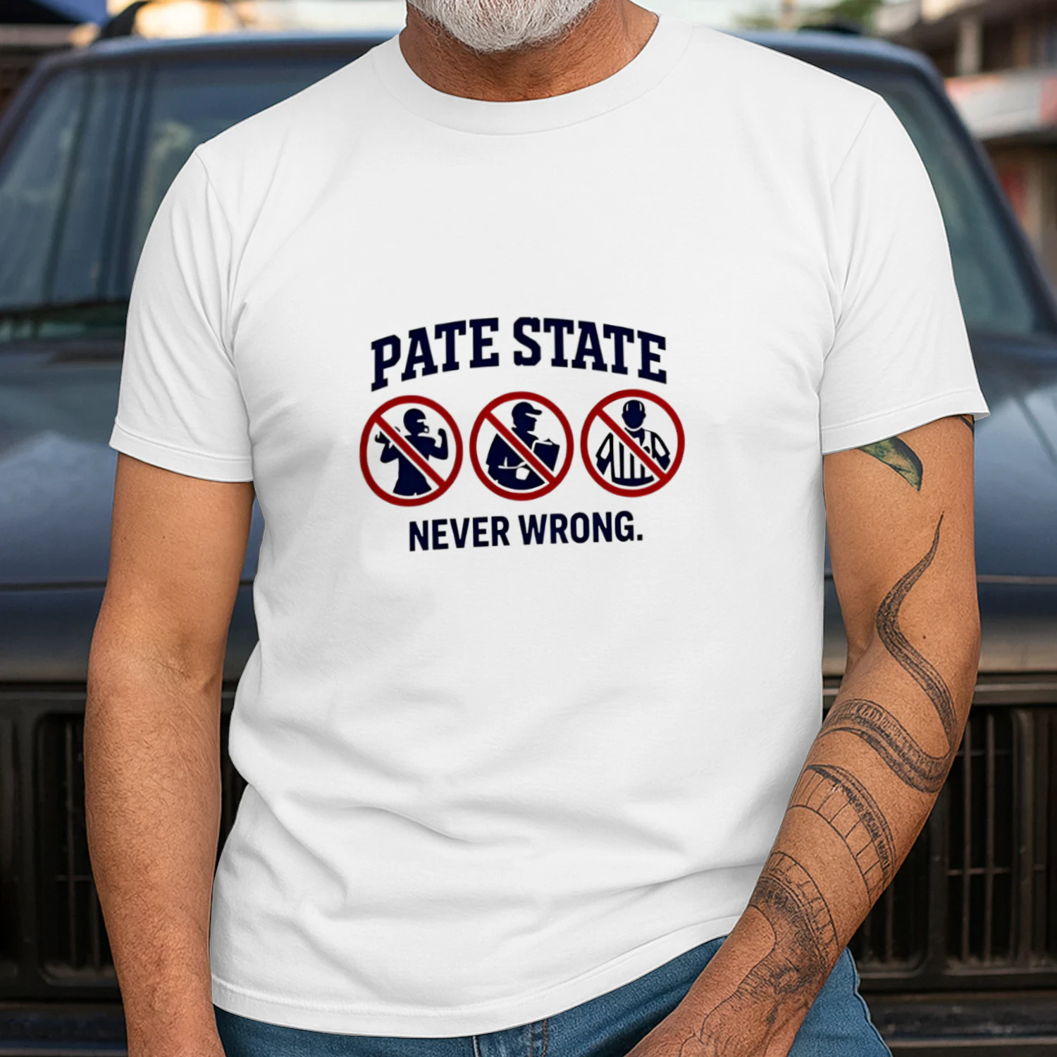 Pate State Never Wrong shirt