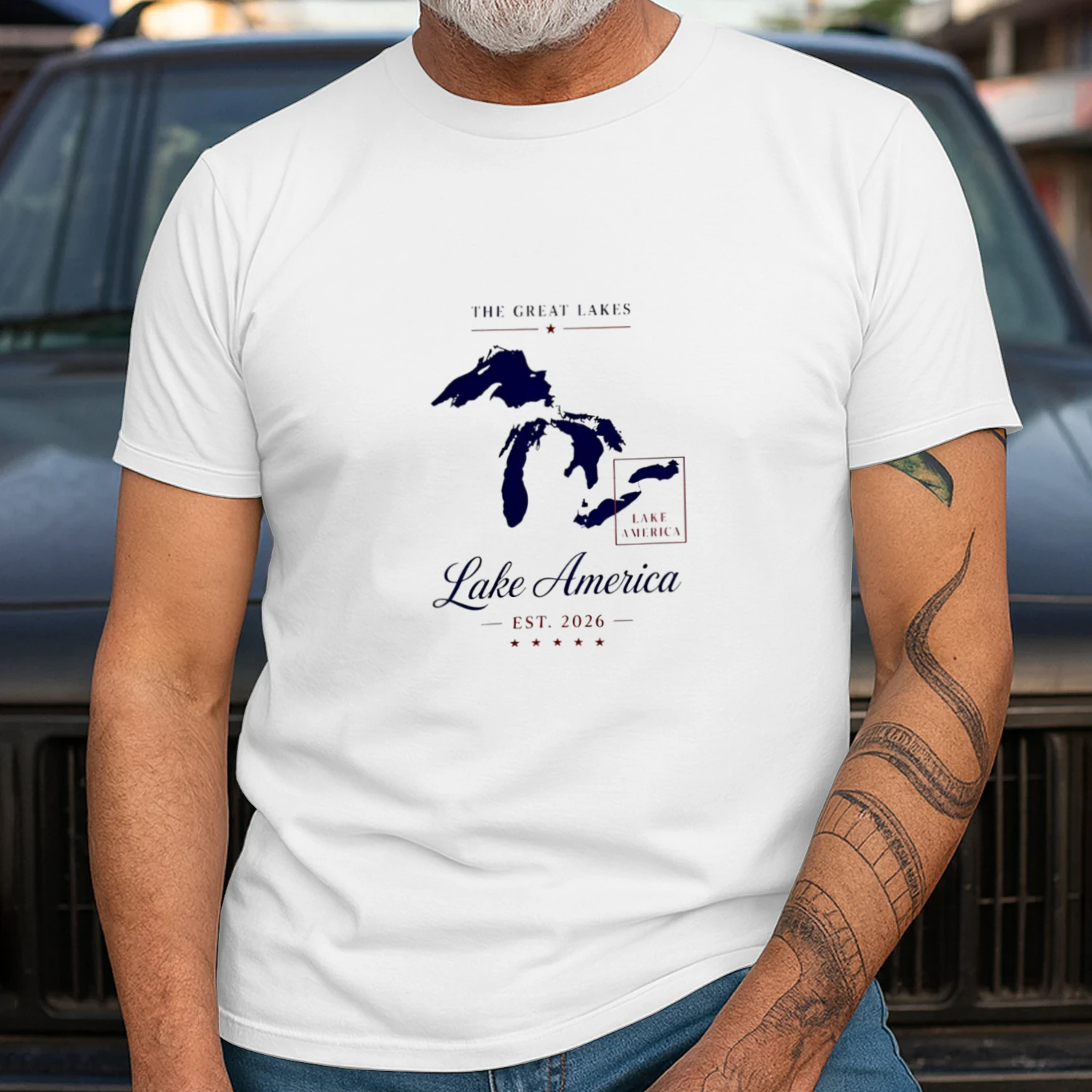 Lake America Great Lakes USA Shirt