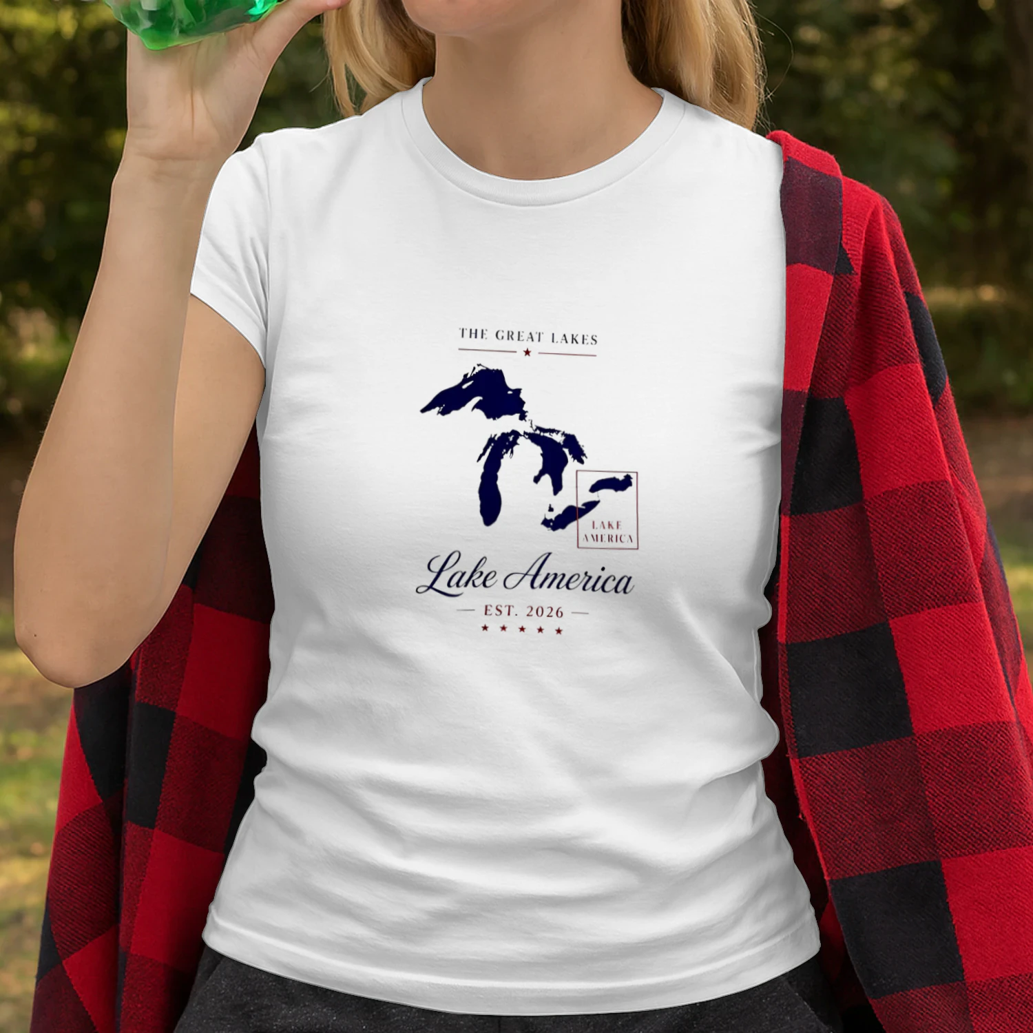 Lake America Great Lakes USA Shirt