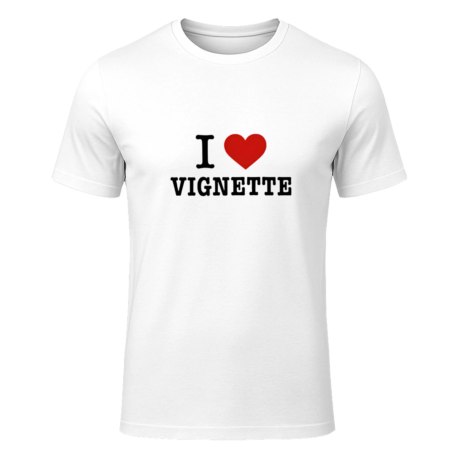 I Love Vignette Heart Shirt