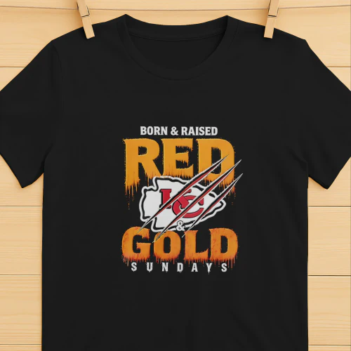 Born and Raised Red Pewter Sundays Shirt