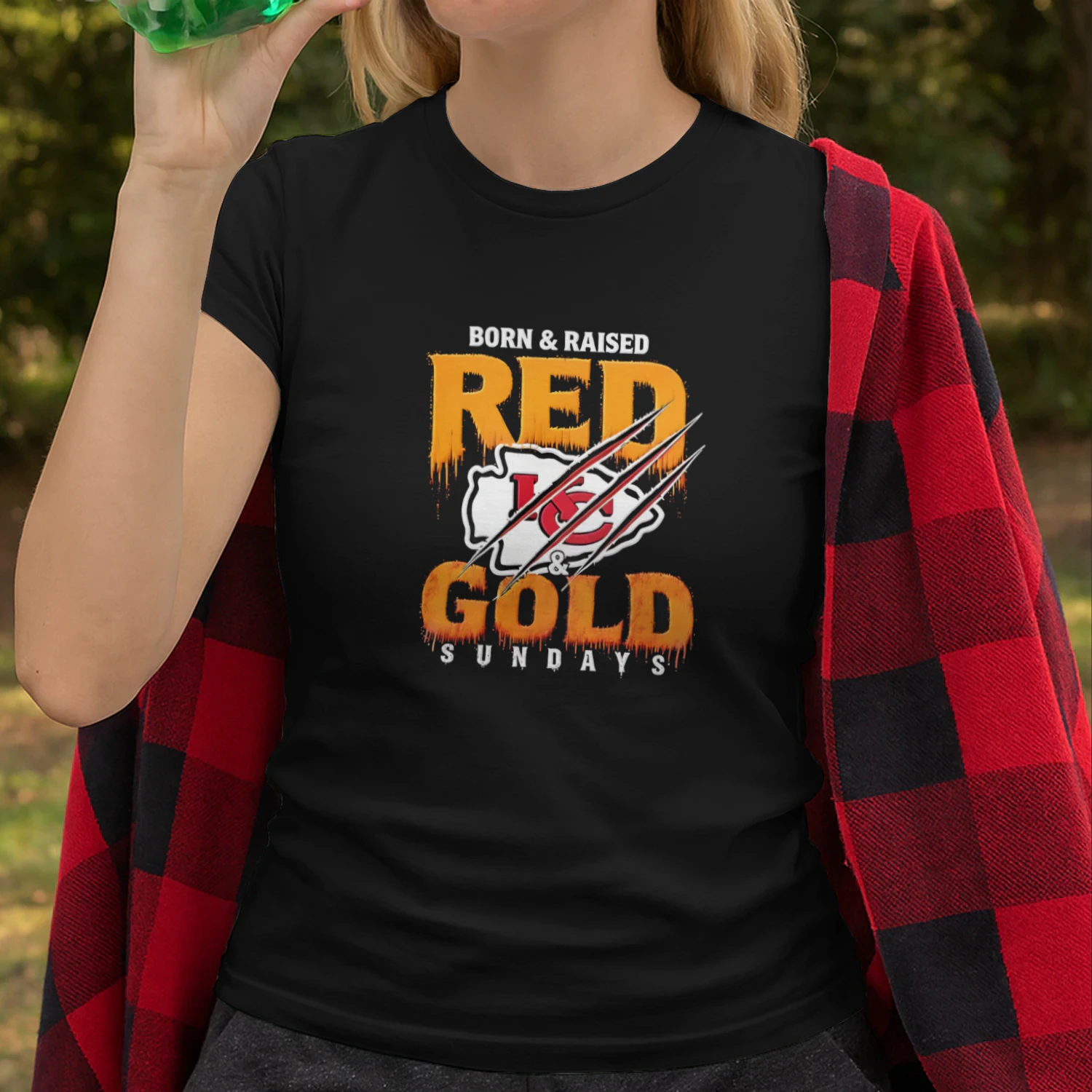 Born and Raised Red Pewter Sundays Shirt