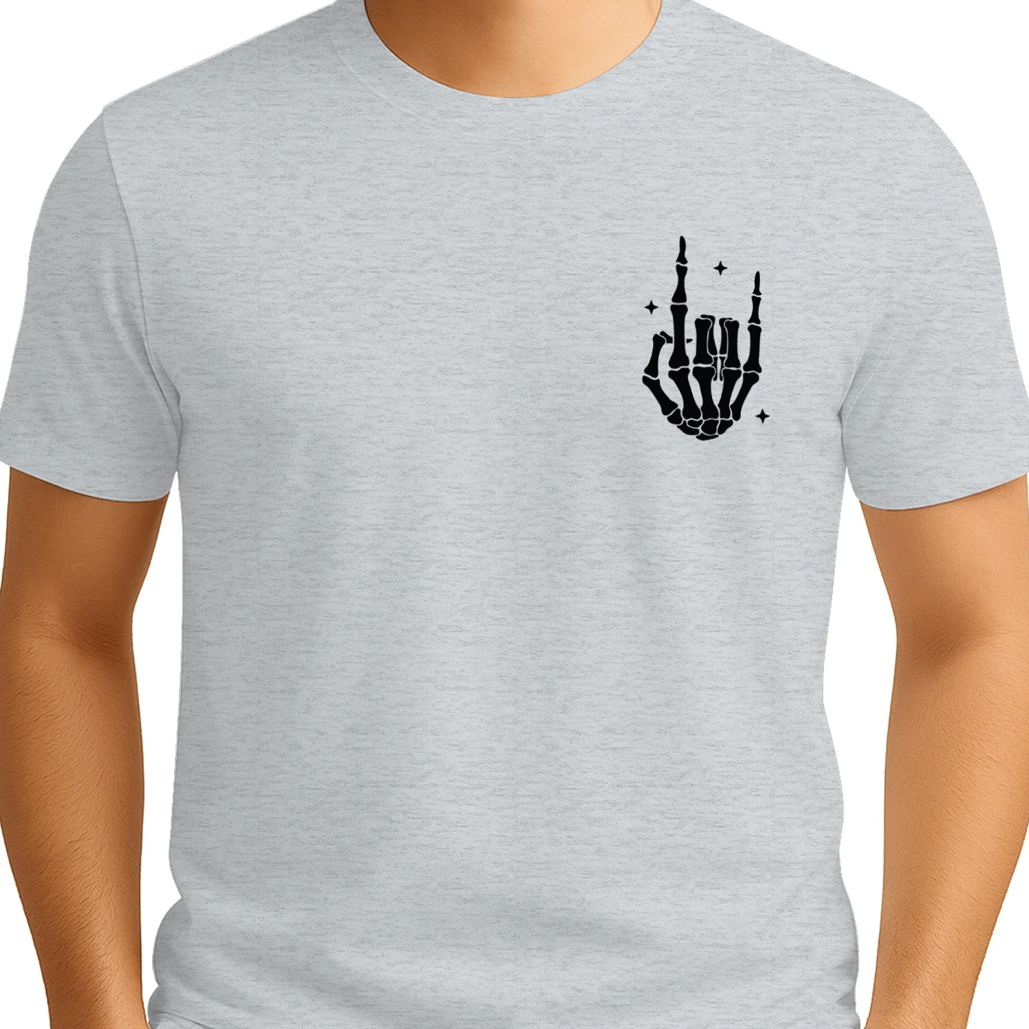 Just a Dad Who Always Came Back With the Milk — Funny Skeleton Dad T-Shirt