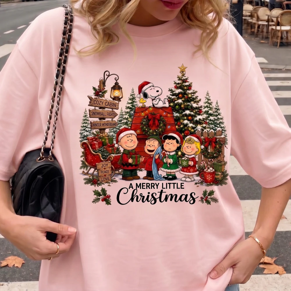 🎄 Vintage Snoopy "A Merry Little Christmas" T-Shirt | Mayzing