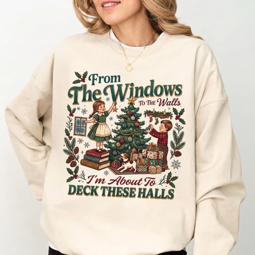 Funny From The Windows To The Walls Christmas Shirt