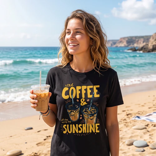 Iced Coffee & Sunshine Everyday Tee