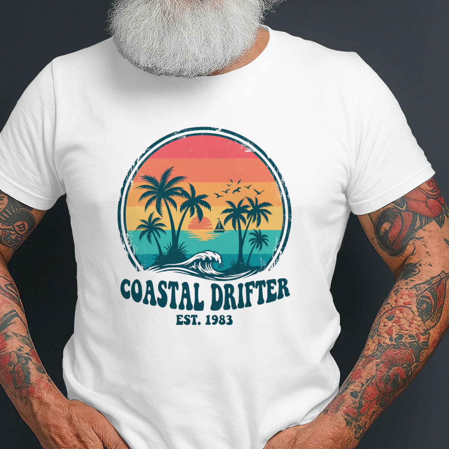 Vintage Coastal Drifter T-Shirt | MAYZING 🌊