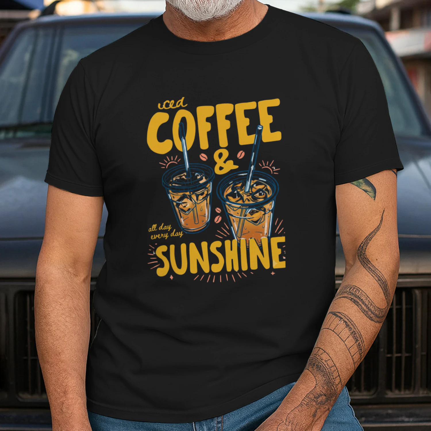 Design sans titre -Retro Iced Coffee Summer Tee - Coffee Lover Shirt | MAYZING 2026-07-18T134211.107
