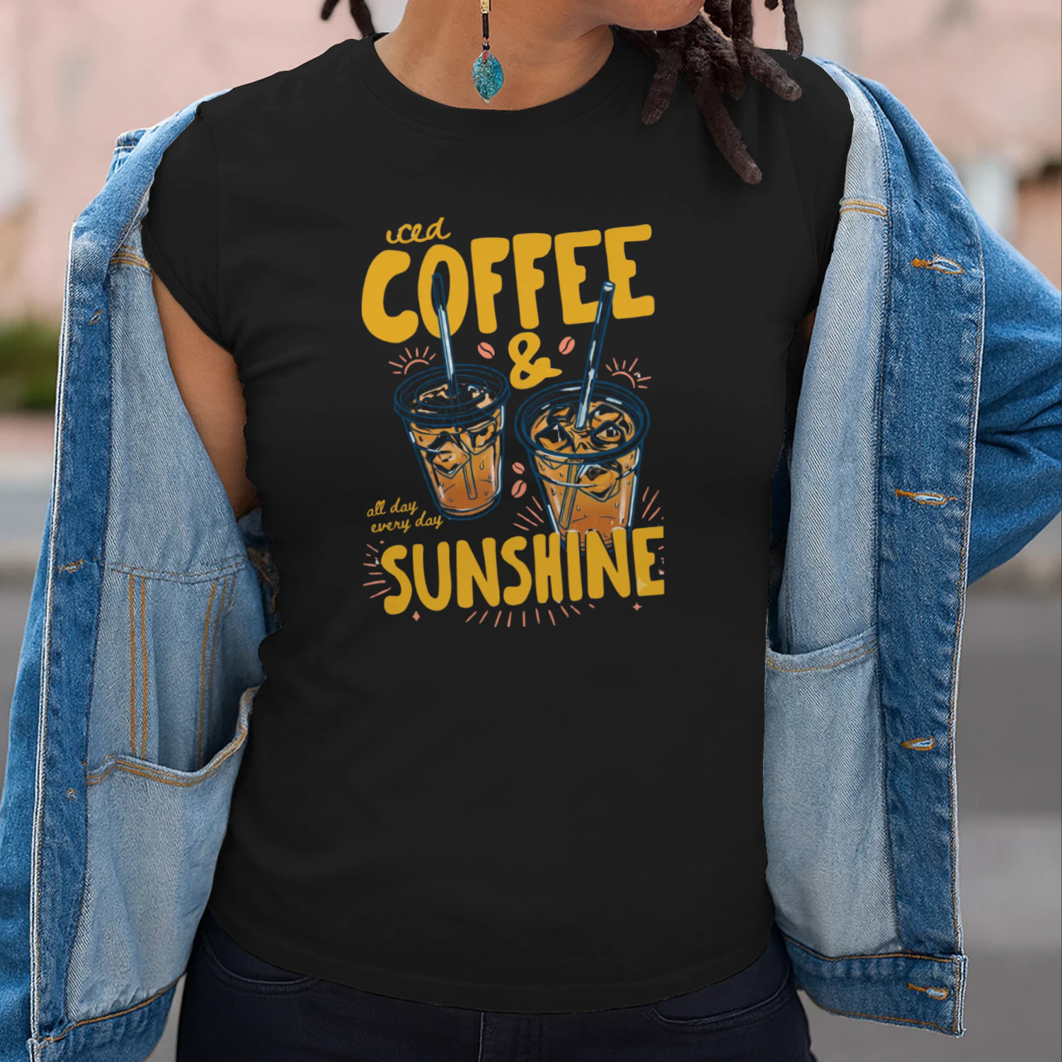 Design sans titre -Retro Iced Coffee Summer Tee - Coffee Lover Shirt | MAYZING 2026-07-18T134211.107