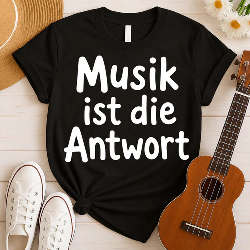 Musik ist die Antwort T-Shirt