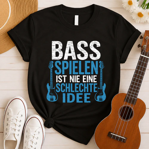 Bass Spielen Ist Nie Eine Schlechte Idee T-Shirt