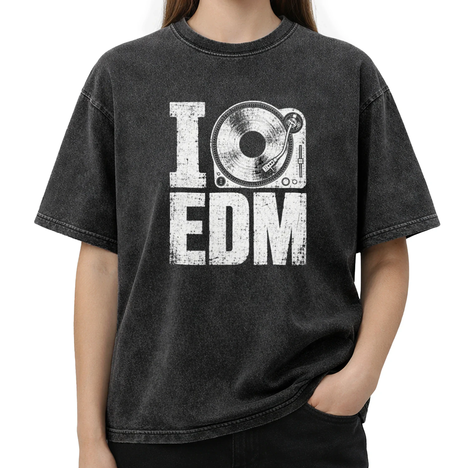 I Love EDM Turntable T-shirt