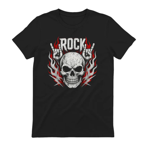 Vintage Rock Totenkopf T-Shirt