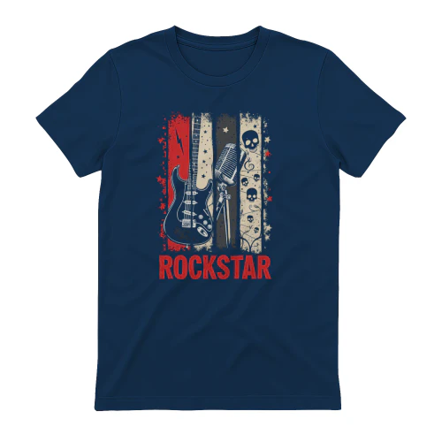 Rockstar Gitarre Vintage T-Shirt