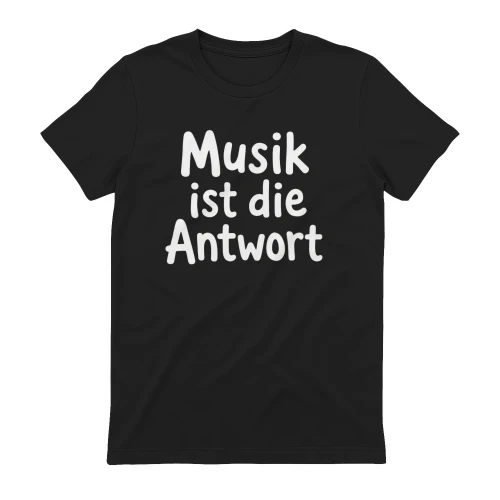 Musik ist die Antwort T-Shirt