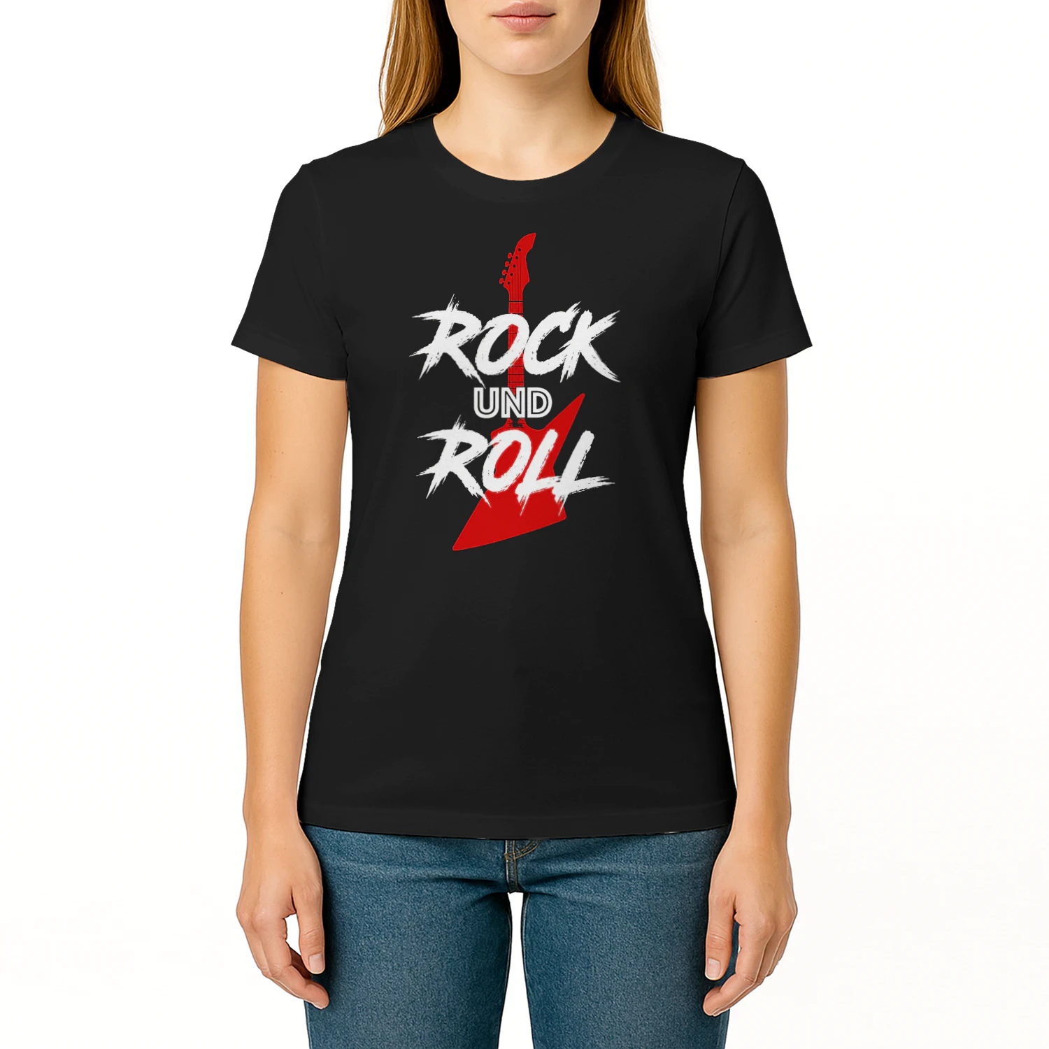 Rock'n'Roll Gitarre Vintage T-Shirt