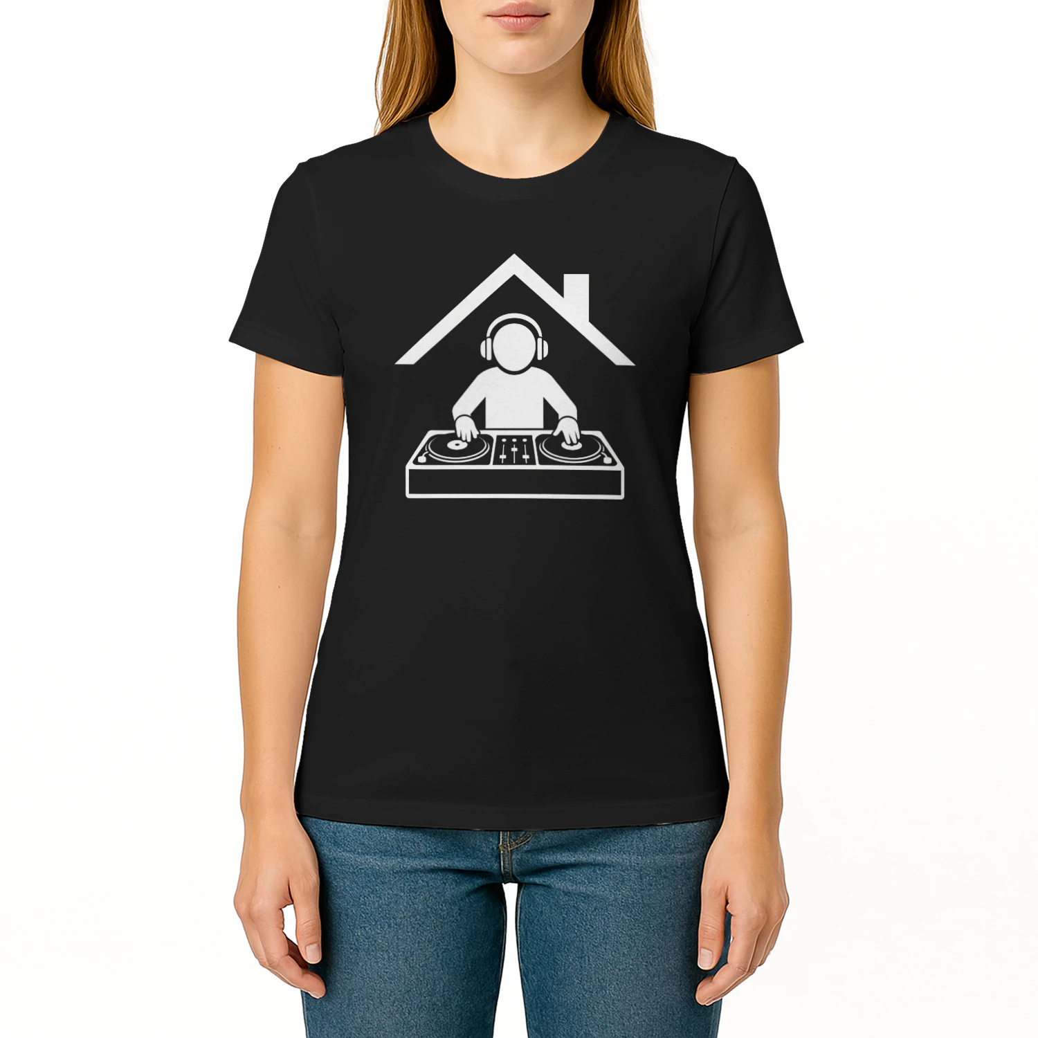House Music Schallplatten DJ T-Shirt