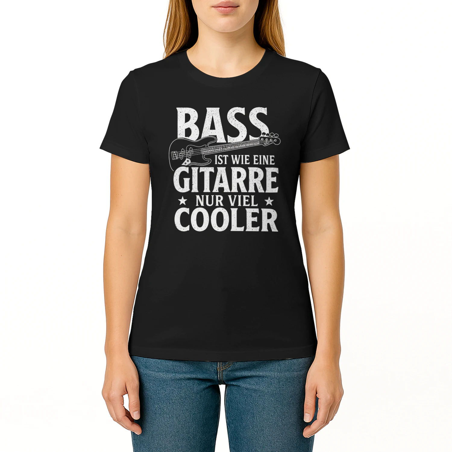 Bass Ist Wie Eine Gitarre Nur Viel Cooler T-Shirt