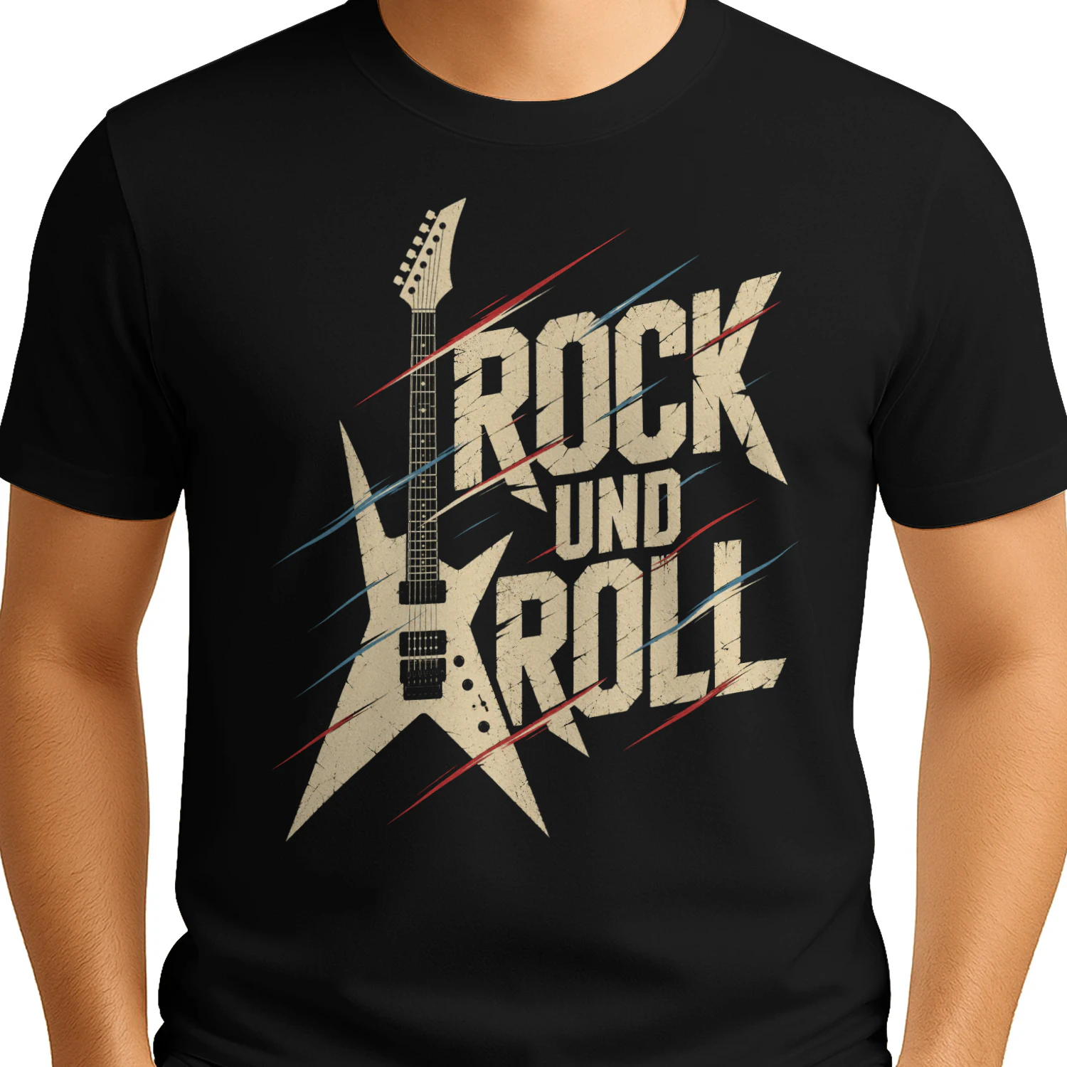 Rock und Roll Gitarre T-Shirt