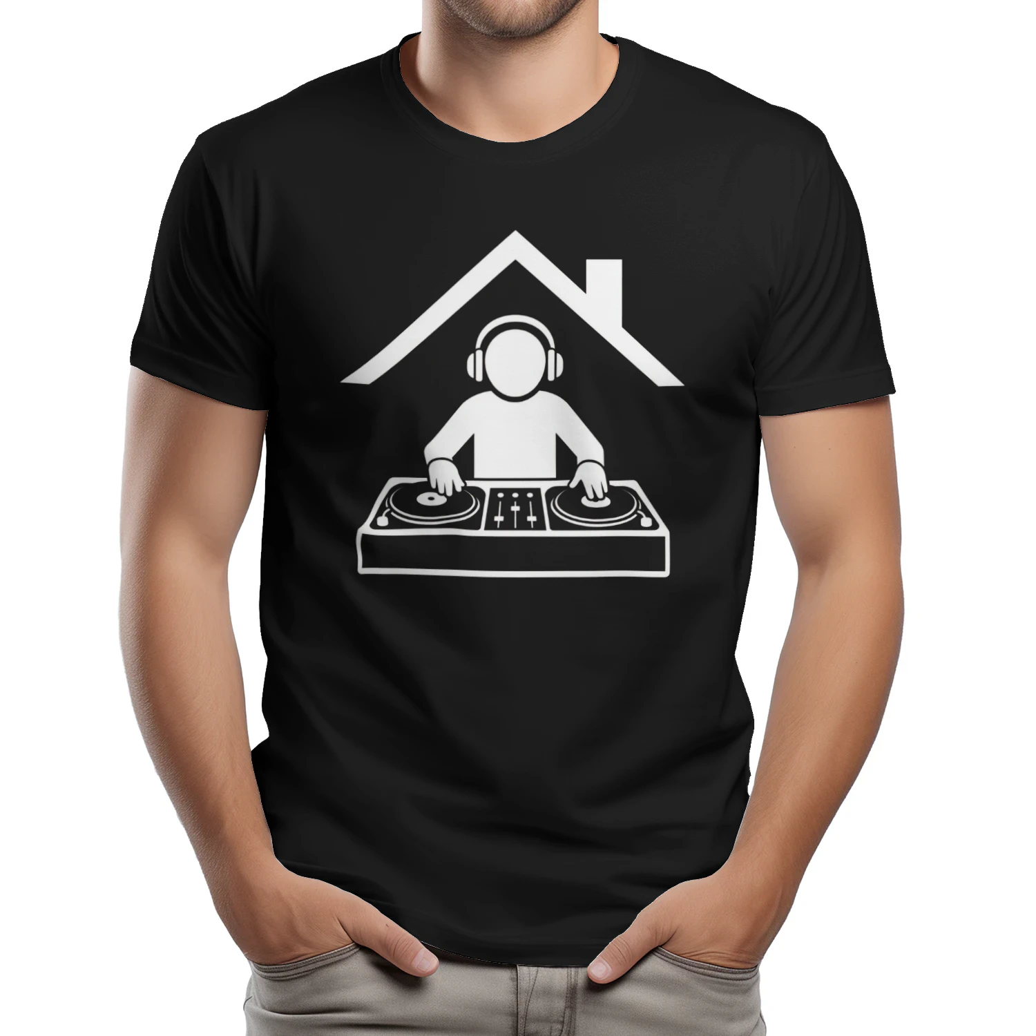 House Music Schallplatten DJ T-Shirt