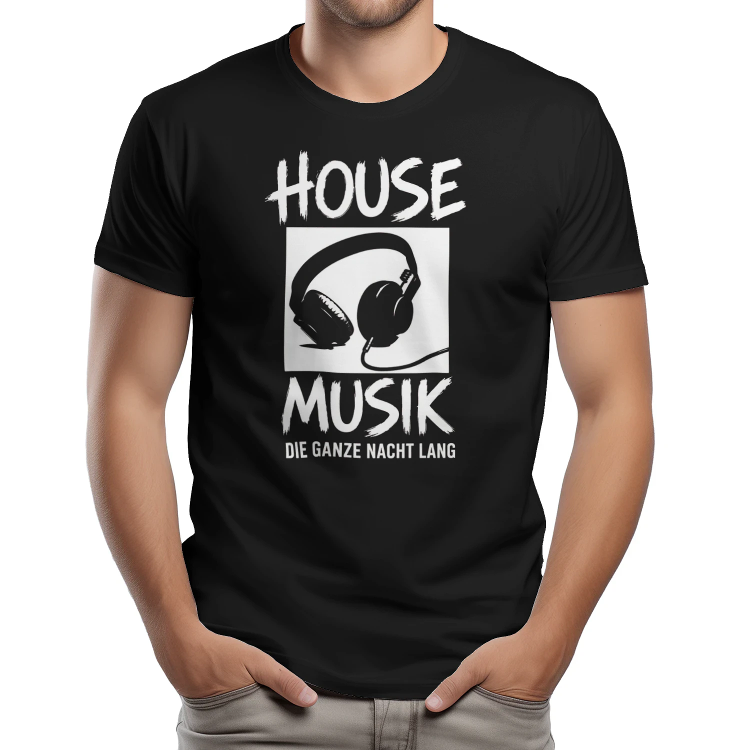 🎧 House Musik Nacht T-Shirt