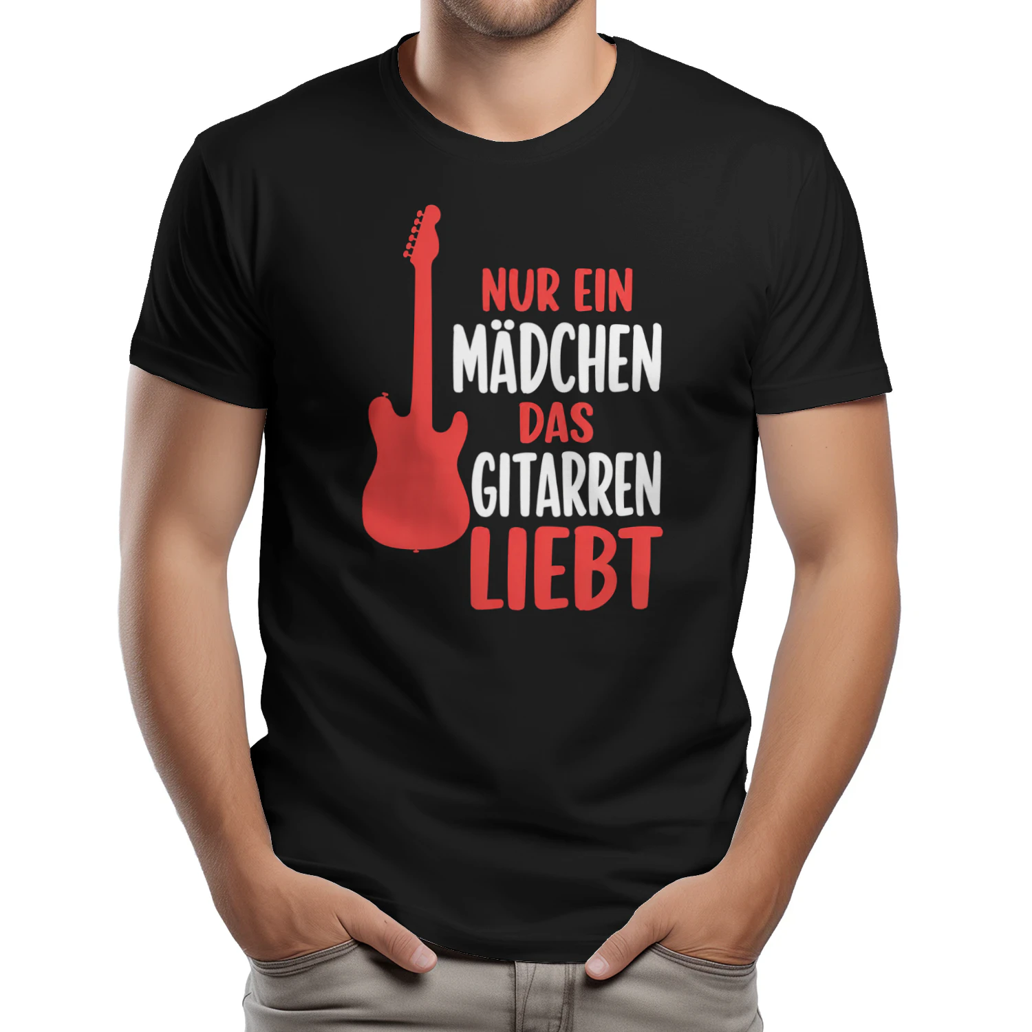Nur ein Mädchen das Gitarren liebt T-Shirt